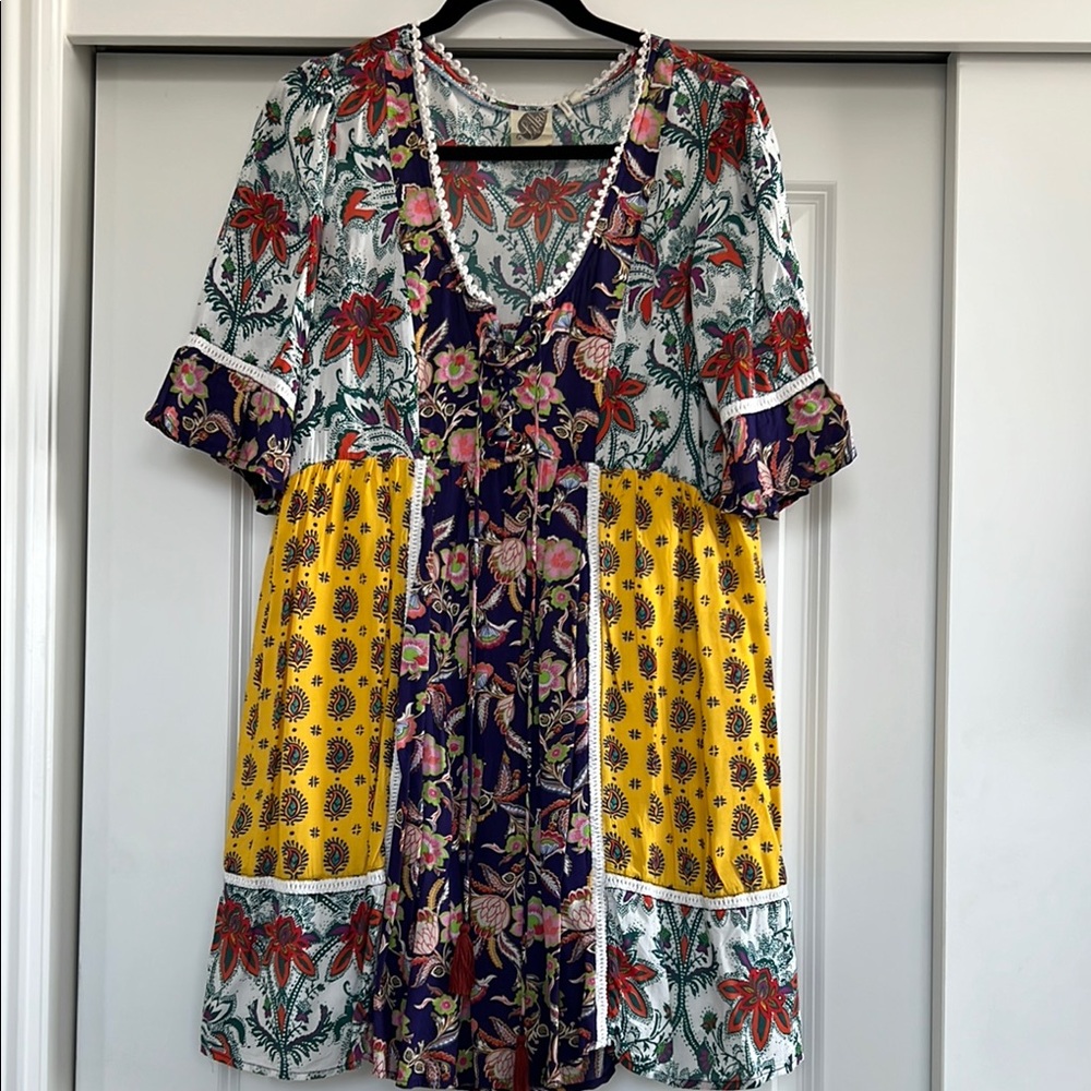 Floral Patchwork Dress - From Anthropology